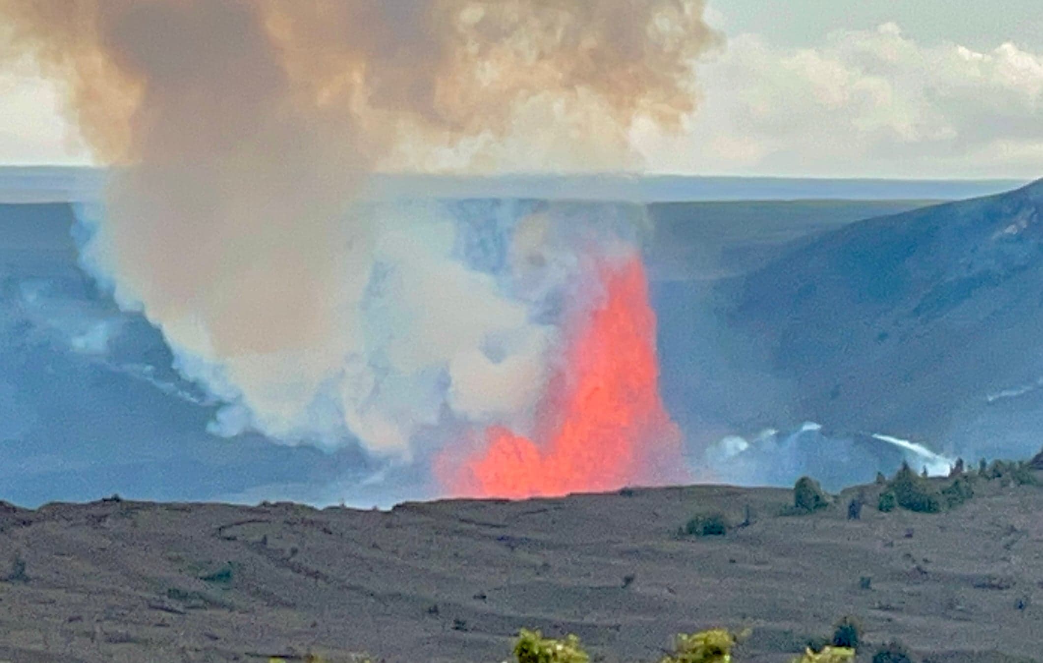 Kīlauea Volcano Activity on the Big Island