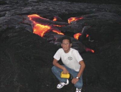 A photo from 2001 Kilauea Volcano