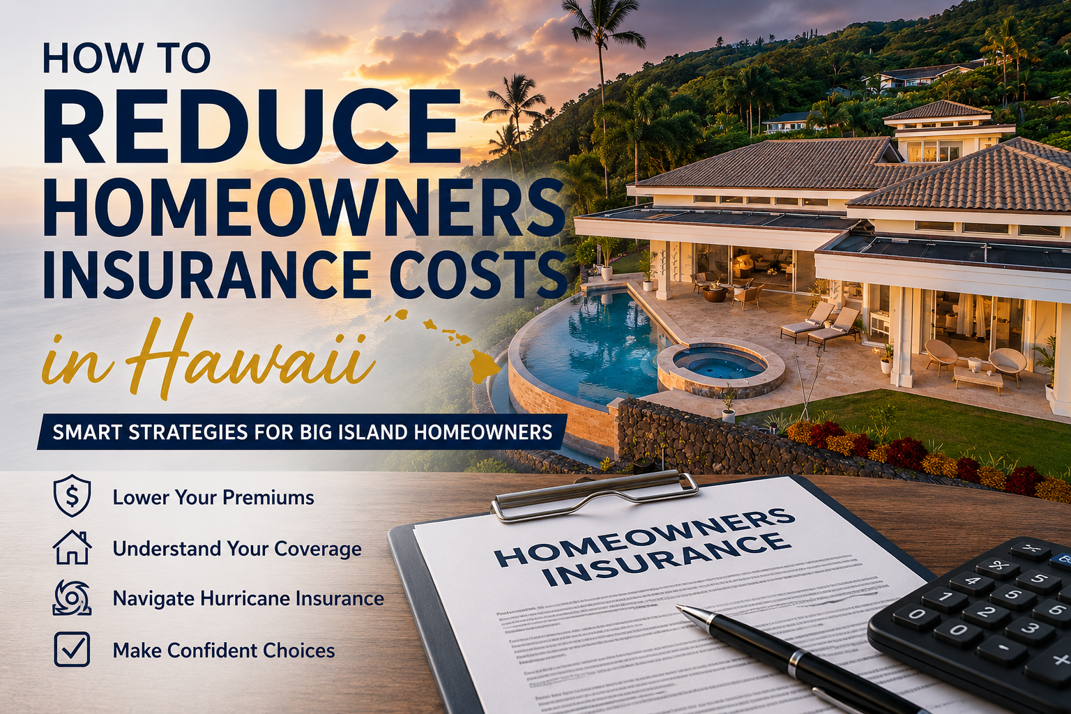 How to Reduce Homeowners Insurance Costs in Hawaii